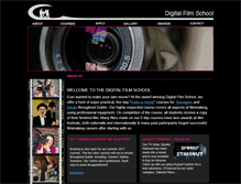 Tablet Screenshot of digitalfilmschool.ie